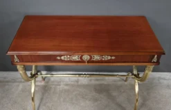 Console en placage d’acajou, style Empire – 1re partie XXe