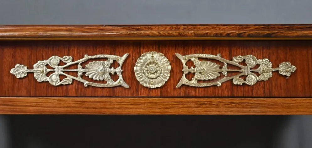 Console en placage d’acajou, style Empire – 1re partie XXe