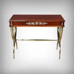 Console en placage d’acajou, style Empire – 1re partie XXe