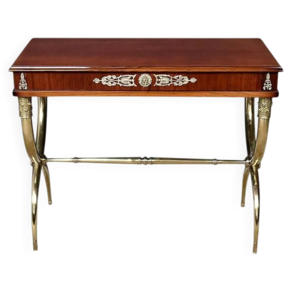 Console en placage d’acajou, style Empire – 1re partie XXe