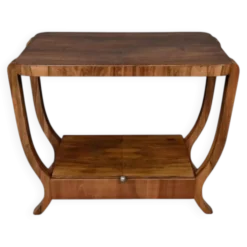 Console en placage de noyer, style art déco – XXe