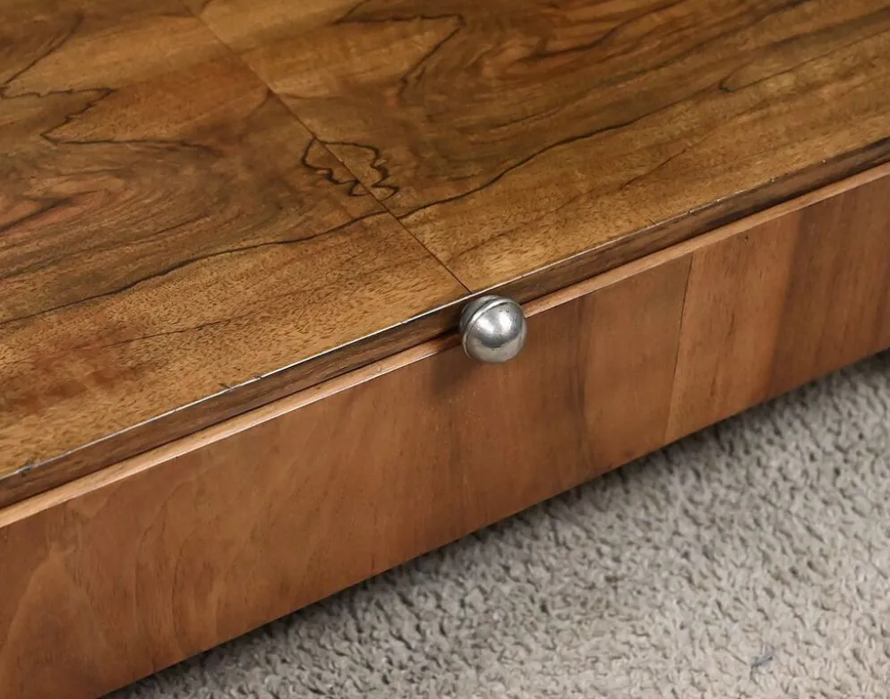 Console en placage de noyer, style art déco – XXe