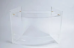 Console en plexiglas des années 70 de David Lange