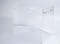 Console en plexiglas des années 70 de David Lange