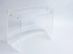 Console en plexiglas des années 70 de David Lange