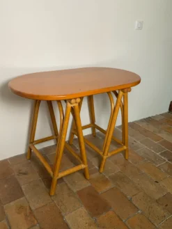 Console en rotin 70’