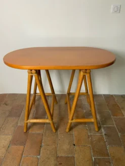 Console en rotin 70’
