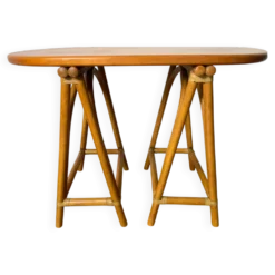 Console en rotin 70’