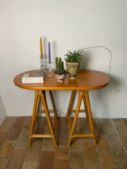 Console en rotin 70’