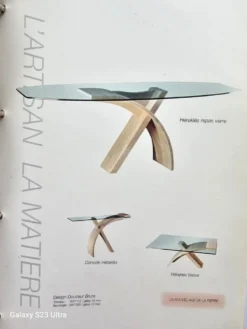 Console Herakles en Travertin 1995