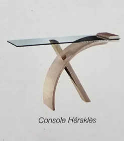 Console Herakles en Travertin 1995