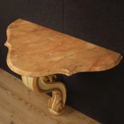Console italienne laquée et peinte du XXe siècle