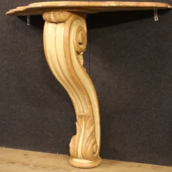 Console italienne laquée et peinte du XXe siècle