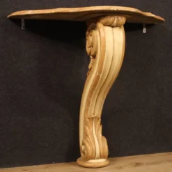 Console italienne laquée et peinte du XXe siècle
