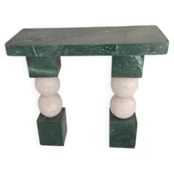Console marbre et travertin