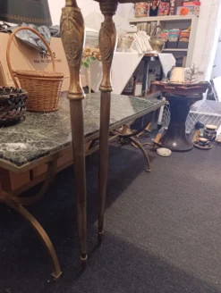 Console Mid-Century en Marbre et Laiton par Pier Luigi Colli – Italie,