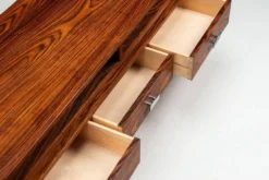 Console multimédia flottante moderne du milieu du siècle en palissandre, Danemark, 1960