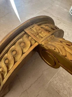 Console murale ancienne dorée