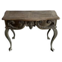Console néoclassique antique sculptée