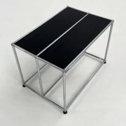 Console noire de Fritz Haller & Paul Schärer pour USM Haller, 1980