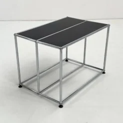 Console noire de Fritz Haller & Paul Schärer pour USM Haller, 1980