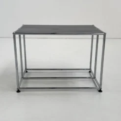 Console noire de Fritz Haller & Paul Schärer pour USM Haller, 1980