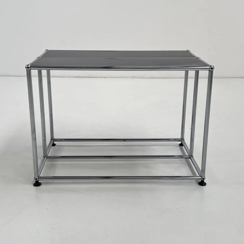 Console noire de Fritz Haller & Paul Schärer pour USM Haller, 1980