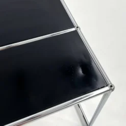 Console noire de Fritz Haller & Paul Schärer pour USM Haller, 1980