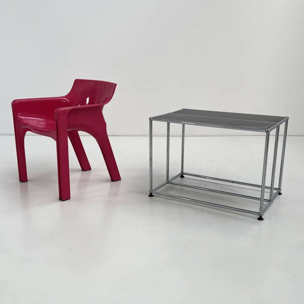 Console noire de Fritz Haller & Paul Schärer pour USM Haller, 1980
