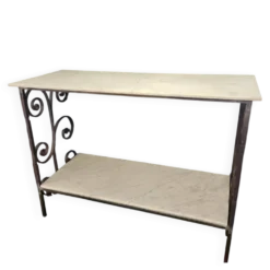 Console ou Etagère en fer forgé