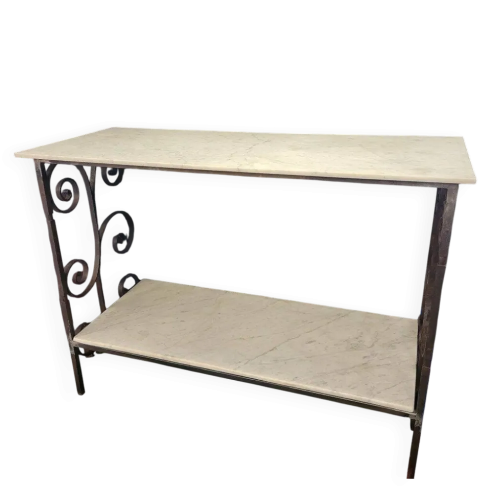 Console ou Etagère en fer forgé