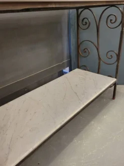 Console ou Etagère en fer forgé
