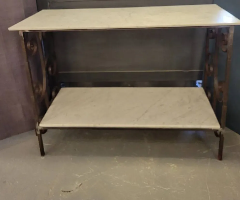 Console ou Etagère en fer forgé