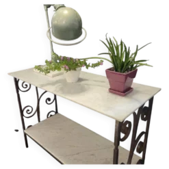 Console ou Etagère en fer forgé