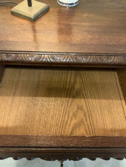 Console ou table de service bois tourné