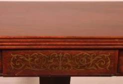 Console Ou Table à Jeux En Acajou d'époque Regency
