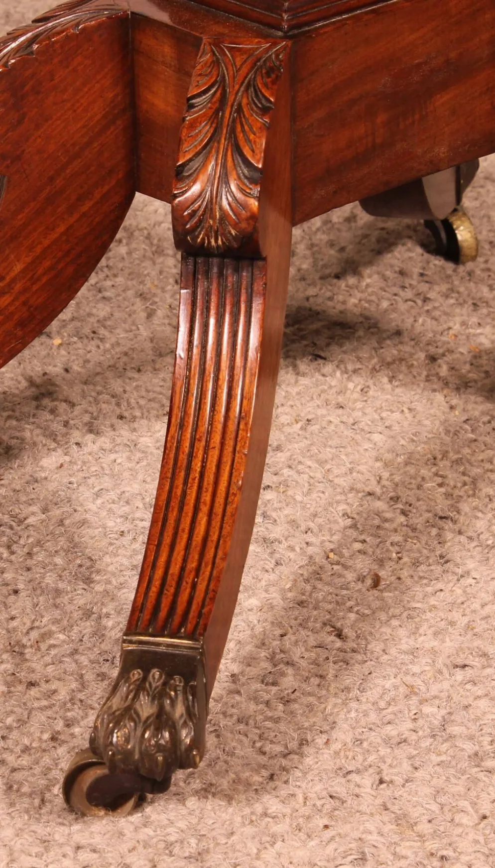 Console Ou Table à Jeux En Acajou d'époque Regency