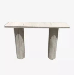Console rectangulaire Olympia 130x30 - Travertin Naturel