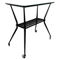 Console roulante design années 50