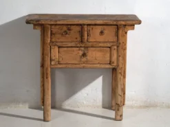 Console Shanxi en sapin à patine sombre – Chine, vers 1930