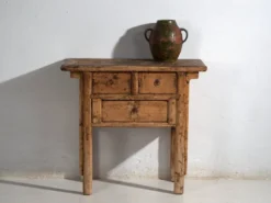 Console Shanxi en sapin à patine sombre – Chine, vers 1930