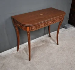Console Table de Jeux en Acajou – 1920
