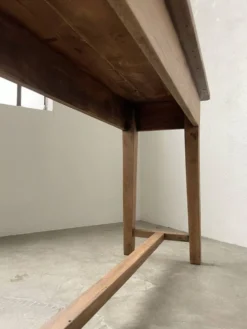 Console table de travail chêne massif 220cm