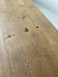 Console table de travail chêne massif 220cm
