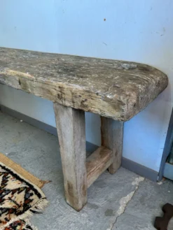 Console établi ancien brutaliste