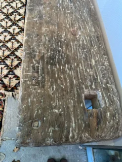 Console établi ancien brutaliste