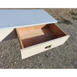 Console vintage bois et formica