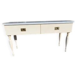 Console vintage bois et formica