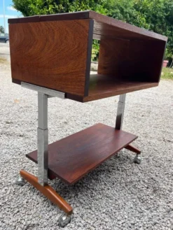 Console vintage bois et métal