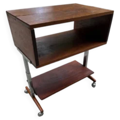 Console vintage bois et métal
